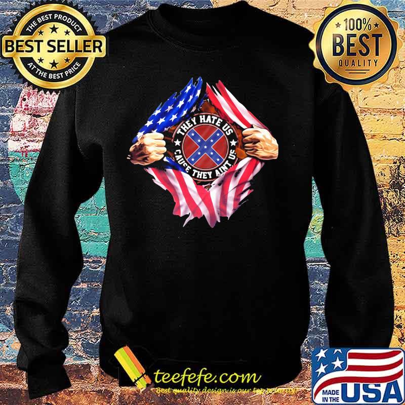 Blood insides they hate us cause they ain't us american flag independence day s Sweater Blood insides they hate us cause they ain't us american flag independence day s Sweater