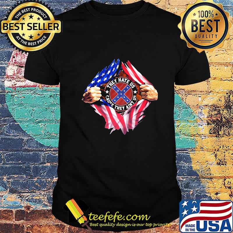 Blood insides they hate us cause they ain't us american flag independence day shirt