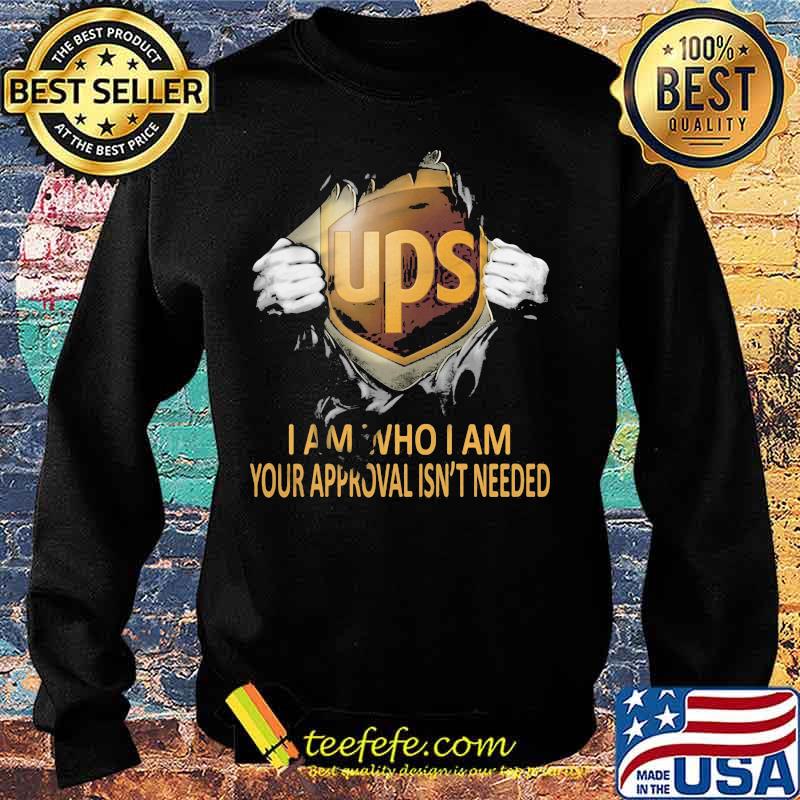 Blood insides ups i am who i am your approval isn't needed s Sweater Blood insides ups i am who i am your approval isn't needed s Sweater