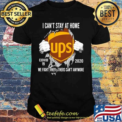 Blood insides ups i can't stay at home covid-19 2020 we fight when others can't anymore shirt