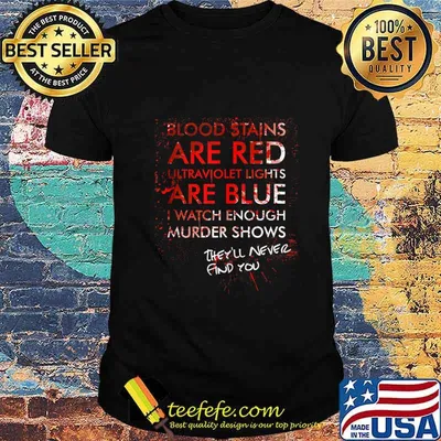 Blood Stains Are Red Ultraviolet Lights Are Blue Men & Women Tank Top