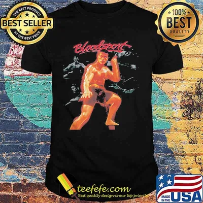 Bloodsport van dammne movie shirt