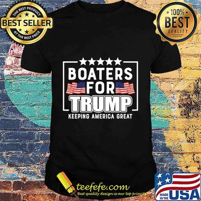 Boaters For Trump 2020 Trump Supporters Boat Parade 2020 T-Shirt