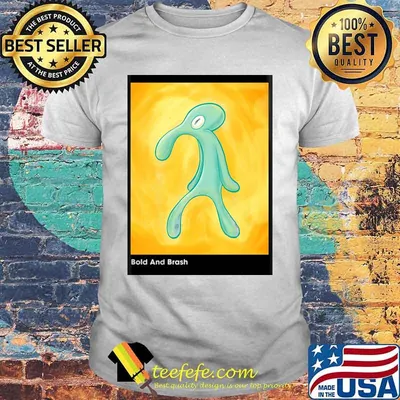 Bold And Brash Painting Squidward Tentacles shirt