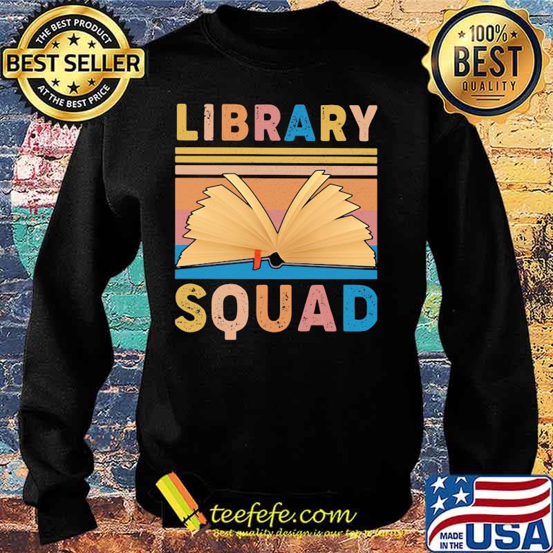 Book library squad vintage retro s Sweater Book library squad vintage retro s Sweater