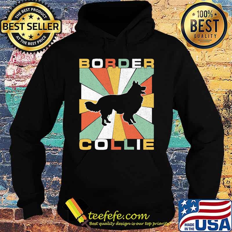 Border collie vintage retro s Hoodie Border collie vintage retro s Hoodie