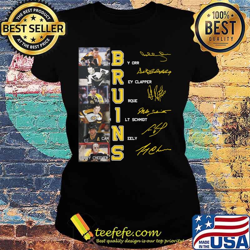 Boston bruins hockey players signatures s Ladies tee Boston bruins hockey players signatures s Ladies tee