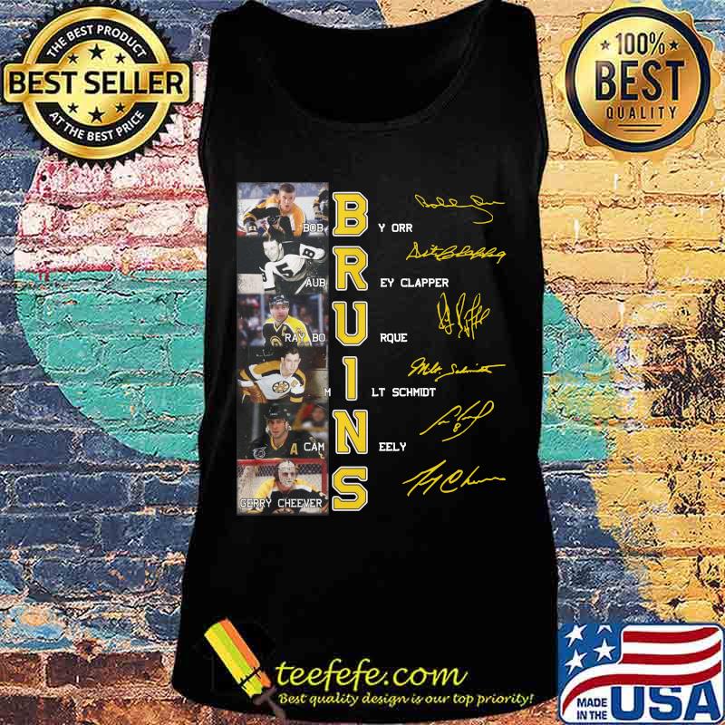 Boston bruins hockey players signatures s Tank top Boston bruins hockey players signatures s Tank top