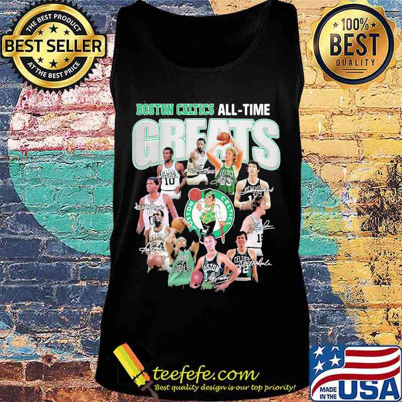 Boston celtics all time greats signatures s Tank top Boston celtics all time greats signatures s Tank top