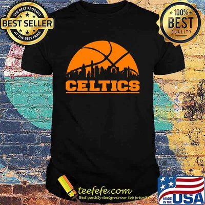 Boston celtics basketball logo city shirt