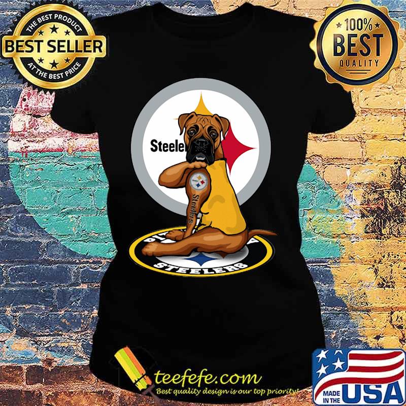Boxer tattoos pittsburgh steelers football s Ladies tee Boxer tattoos pittsburgh steelers football s Ladies tee
