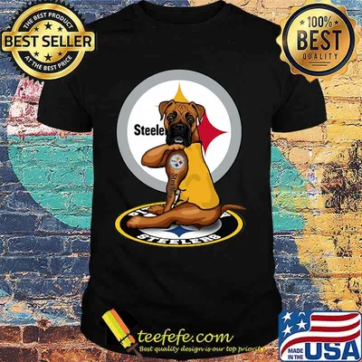 Boxer tattoos pittsburgh steelers football shirt