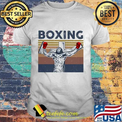 Boxing Jesus Vintage retro shirt