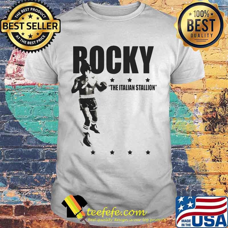 Boxing rocky the italian stallion stars shirt