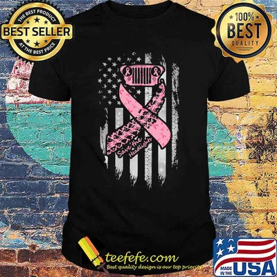 Breast Cancer Awareness Save The Headlights American Flag Independence Day Shirt