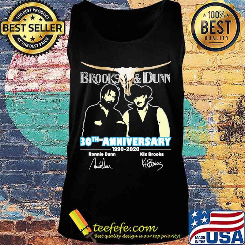 Brooks and dunn 30th anniversary 1990 2020 thank you for the memories signatures s Tank top Brooks and dunn 30th anniversary 1990 2020 thank you for the memories signatures s Tank top