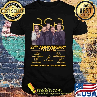 Bsb 27th anniversary 1993 2020 thank you for the memories signatures shirt