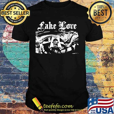 Bts band fake love album shirt