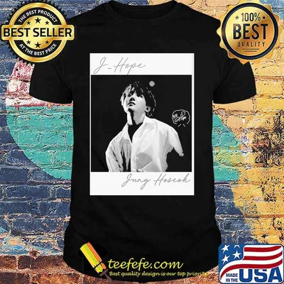 Bts band i hope jung hoseok signature shirt