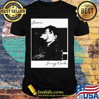 Bts band jeon jungkook signature shirt
