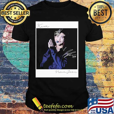 Bts band kim namjoon signature shirt