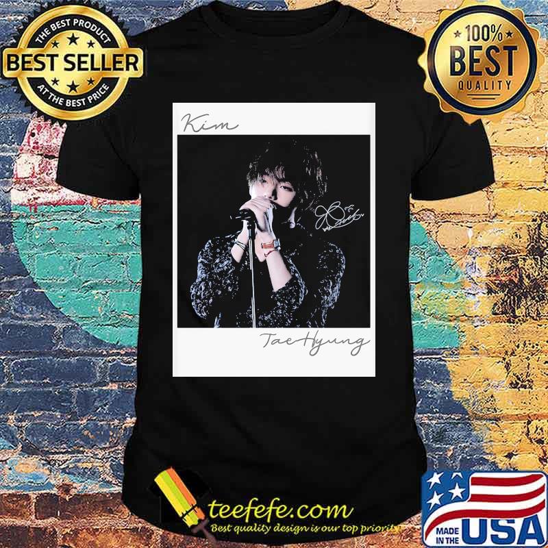 Bts band kim taehyung signature shirt