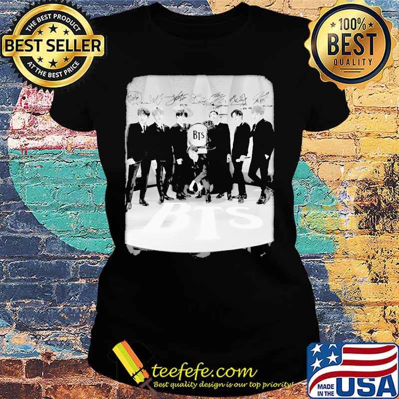 Bts band members signatures s Ladies tee Bts band members signatures s Ladies tee