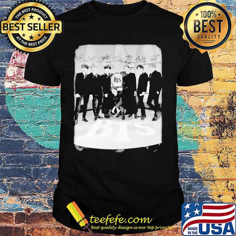 Bts band members signatures shirt Bts band members signatures shirt
