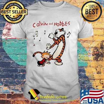 Calvin and hobbes singing shirt