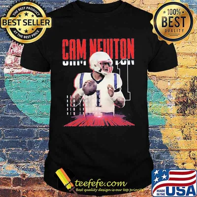 Cam newton 1 new england patriots football shirt