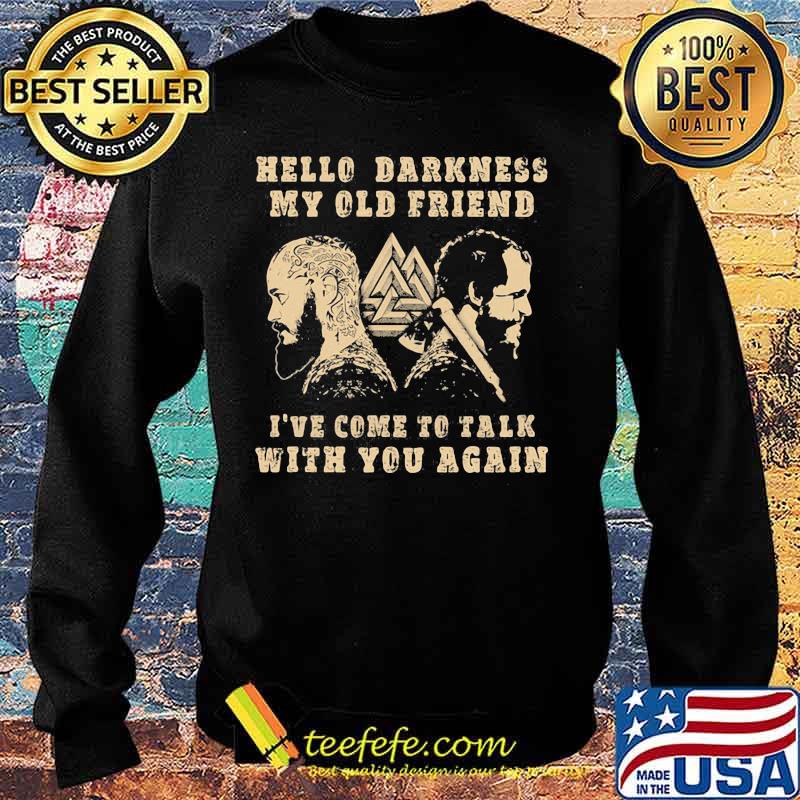Camisa floki vikings hello darkness my old friend i've come to talk with you again s Sweater Camisa floki vikings hello darkness my old friend i've come to talk with you again s Sweater