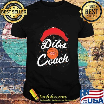 Cap Dibs Basketball Ball on the Coach shirt
