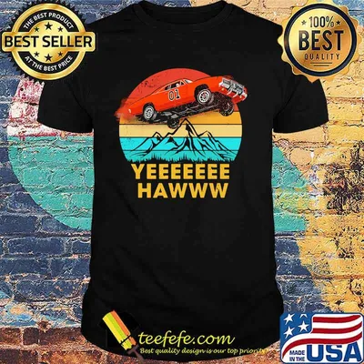 Car 01 yee haw vintage retro shirt