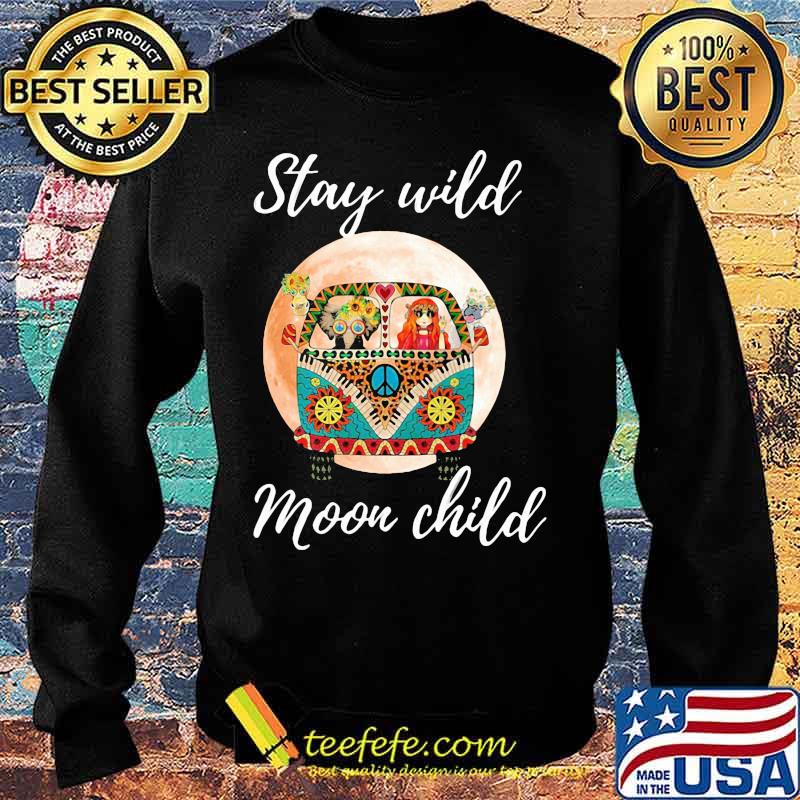 Car hippie Stay wild moon child s Sweater Car hippie Stay wild moon child s Sweater