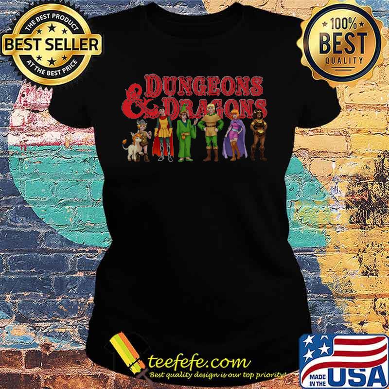 Cartoon character dungeons and dragons s Ladies tee Cartoon character dungeons and dragons s Ladies tee