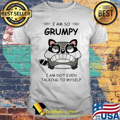 Cat i am so grumpy i am not even talikg to myself shirt