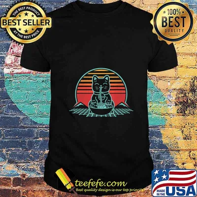 Cat Ramen Kawaii Neko Chonk Retro 80s Style Japan Anime Gift T-Shirt