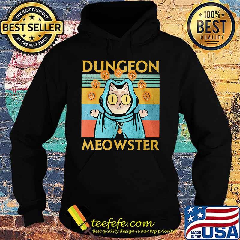 Cat witch dungeon meowster vintage retro s Hoodie Cat witch dungeon meowster vintage retro s Hoodie
