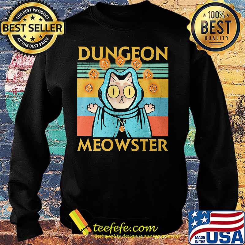 Cat witch dungeon meowster vintage retro s Sweater Cat witch dungeon meowster vintage retro s Sweater