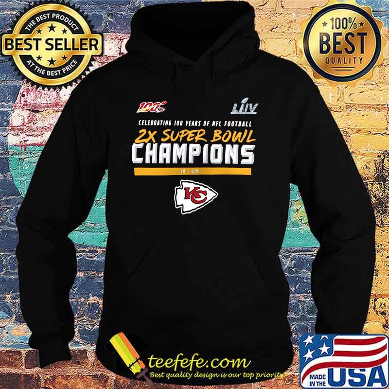 Celebrating 100 years of nfl football 2x super bowl champions kansas city chefs s Hoodie Celebrating 100 years of nfl football 2x super bowl champions kansas city chefs s Hoodie