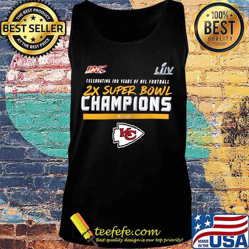 Celebrating 100 years of nfl football 2x super bowl champions kansas city chefs s Tank top Celebrating 100 years of nfl football 2x super bowl champions kansas city chefs s Tank top
