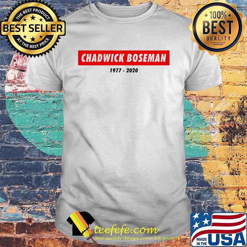 Chadwick black panther 1977 2020 rip shirt