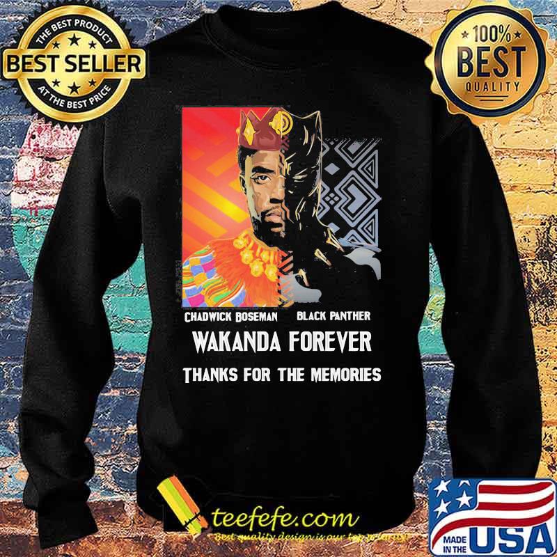 Chadwick Boseman black panther 1976 2020 thank you for the memories signature s Sweater Chadwick Boseman black panther 1976 2020 thank you for the memories signature s Sweater