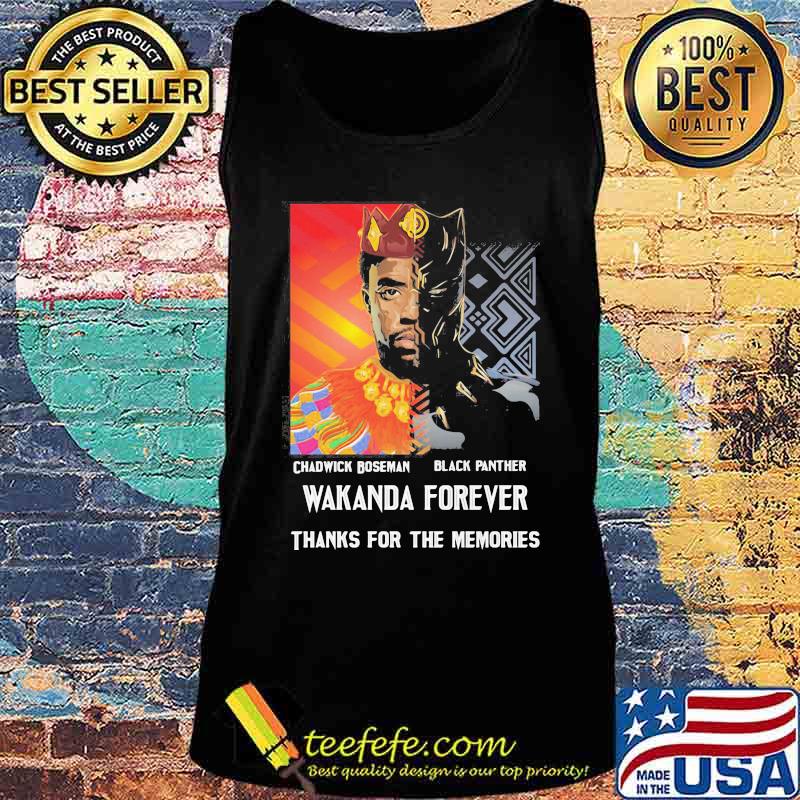 Chadwick Boseman black panther 1976 2020 thank you for the memories signature s Tank top Chadwick Boseman black panther 1976 2020 thank you for the memories signature s Tank top
