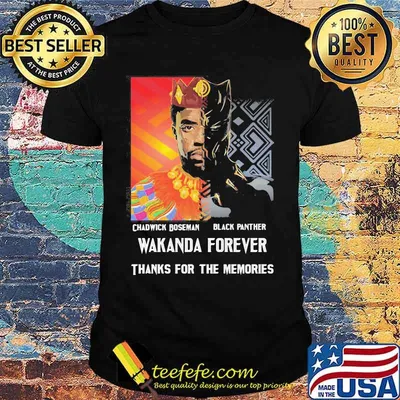 Chadwick Boseman black panther 1976 2020 thank you for the memories signature shirt