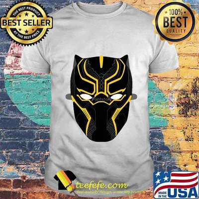 Chadwick Boseman black panther face shirt