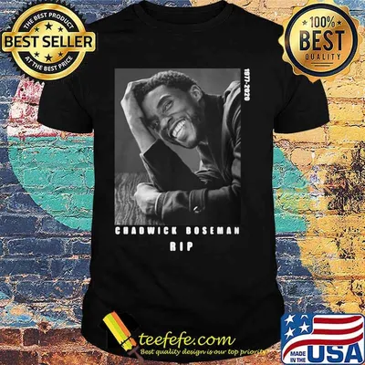 Chadwick boseman rip 1977 2020 black panther actor shirt