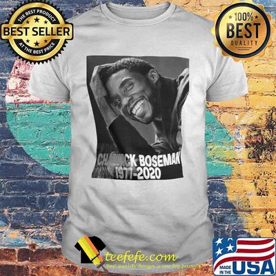 Chadwick rip black panther actor 1976 2020 shirt