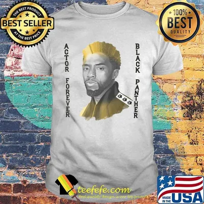 Chadwick rip black panther actor forever light shirt