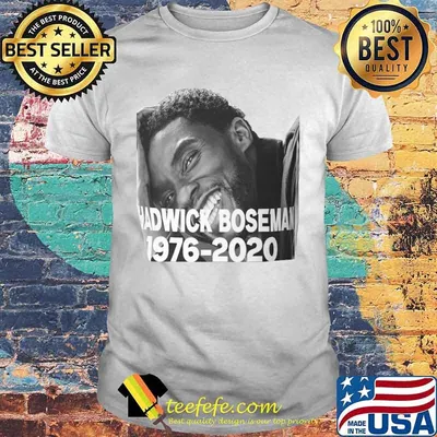 Chadwick rip black panther actor picture 1976 2020 shirt